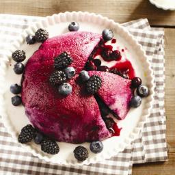 Berry bliss pudding