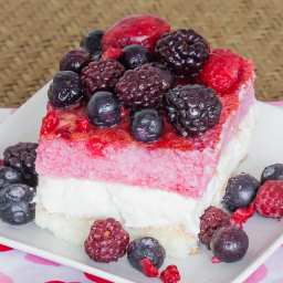 Berry Cheese Cake Squares