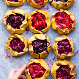 Berry galettes