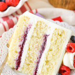 Berry Mascarpone Layer Cake
