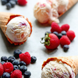 Berry Ripple Ice Cream Recipe