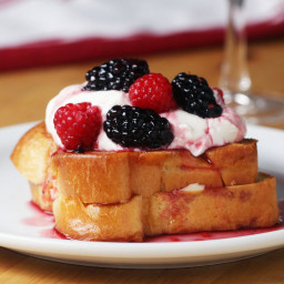 Berry-Stuffed French Toast For Two Recipe by Tasty