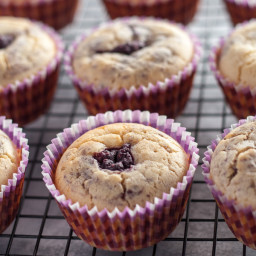 Berry Vanilla Healthy Muffins