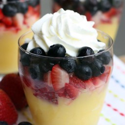 Berry Vanilla Pudding Cups