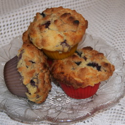 Best Blueberry Muffins with Streusel Topping