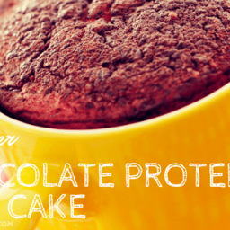Best Ever Chocolate Protein Powder Mug Cake Recipe