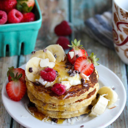 Best Ever Coconut Flour Pancakes for One (Paleo)