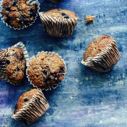Best-Ever Healthy Blueberry Bran Muffins