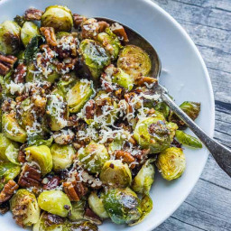 Best Ever Maple Roasted Brussels Sprouts