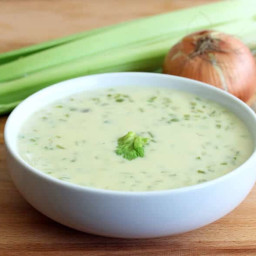 BEST Homemade Cream of Celery Soup
