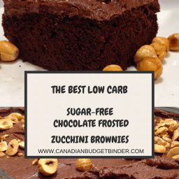 Best Low Carb Chocolate Frosted Zucchini Brownies