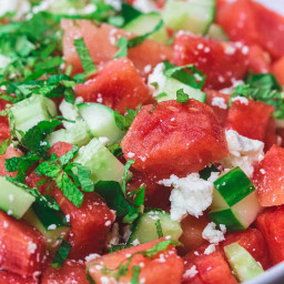 BEST Mediterranean Watermelon Salad