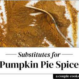 Best Pumpkin Pie Spice Substitute