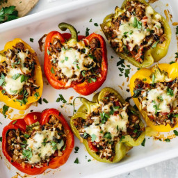 BEST Stuffed Peppers (+ Meal Prep Tips)