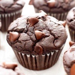 Best Vegan Gluten Free Moist Chocolate Muffins Recipe – Easy Double Chocola