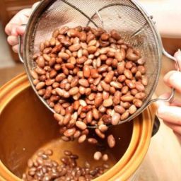 Best Vegan Mexican Pinto Beans Ever ( Slow Cooker)
