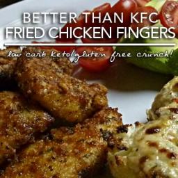 Better than KFC Original Recipe Fried Chicken Fingers|Low Carb and Gluten F