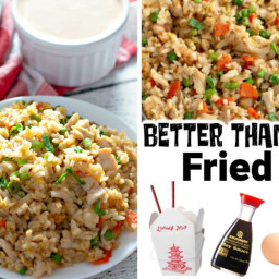 Better Than Take-Out Chicken Fried Rice with Yum Yum Sauce