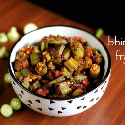 bhindi fry recipe | bhindi ki sabzi | bhindi masala dry | okra fry recipe