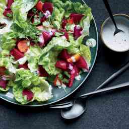 Bibb Lettuce Salad with Vinegar-Roasted Beets Recipe