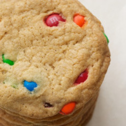 Big Chewy M and M Cookies