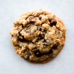 Big Fat Peanut Butter Oatmeal Chocolate Chip Cookies