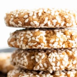 Big Sesame Tahini Cookies (Paleo, Vegan) – Easy Gluten Free Recipe with 7 I
