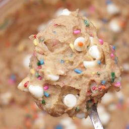 Birthday Cake Chickpea Cookie Dough Recipe by Tasty