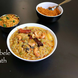 Bisi Bele Bath Recipe / Huli Anna Recipe / Sambar Rice Recipe