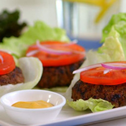 Bison Burgers with Spicy Aioli