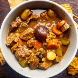 Bison Stew with Autumn Spices