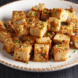Bite-Size Garlic Bread with Fresh Herbs