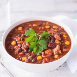 Black Bean and Chicken Soup