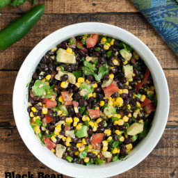 Black Bean and Corn Salad {Vegan, Gluten Free}