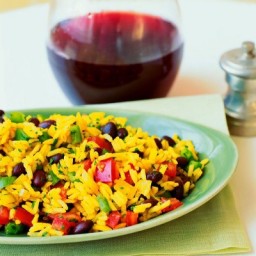 Black Bean and Yellow Rice Salad