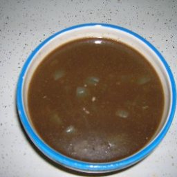Black Bean Cocoa Lime Soup