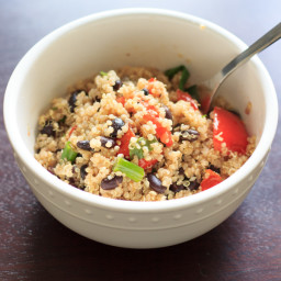 Black bean quinoa salad