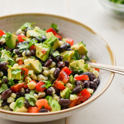 Black Bean Salad with Corn, Avocado & Lime Vinaigrette
