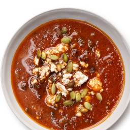 Black Bean Soup with Roasted Poblano Chiles