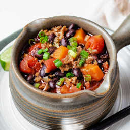 Black Bean Sweet Potato Chili