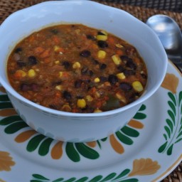 Black Bean Vegetable Soup