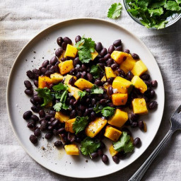 Black Bean with Mango and Chile Powder Salad