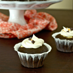 Black Bottom Cupcakes {All Dressed Up}