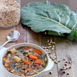 Black-Eyed Pea and Collard Greens Soup