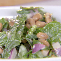 Black-Eyed Pea and Spinach Salad