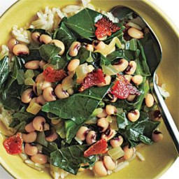 Black-Eyed Peas and Greens