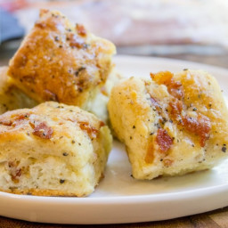 Black Pepper Bacon Biscuits