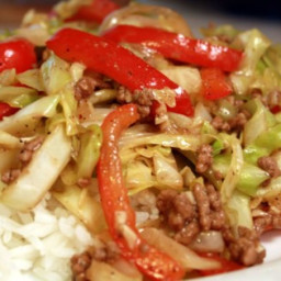 Black Pepper Beef and Cabbage Stir Fry Recipe