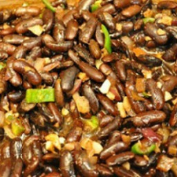 Black Valentine Beans with Chile Pepper Recipe