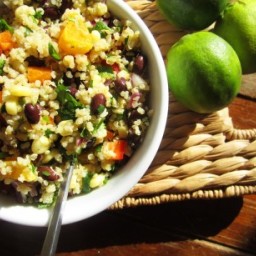 Black Bean, Orange and Corn Quinoa Salad